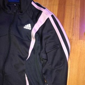 girls youth adidas zip up